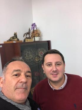 Özcan SERBEST, Kuzey Makedonya Milletvekili ve Türk Hareket Partisi Genel Başkanı Enes İBRAHİM’i  Makamında Ziyaret Etti.