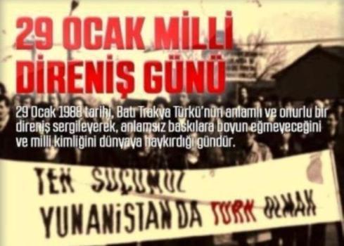 Batı Trakya Türklerinin Milli Direniş Günü 
